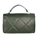 Vita Borsa a spalla da donna Vera pelle 06879-S14 VERDE SCURO Gave Lux