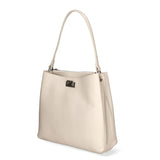 Adelasia Borsa a mano da donna 100% pelle 04495-D37 LATTE MILK Gave Lux