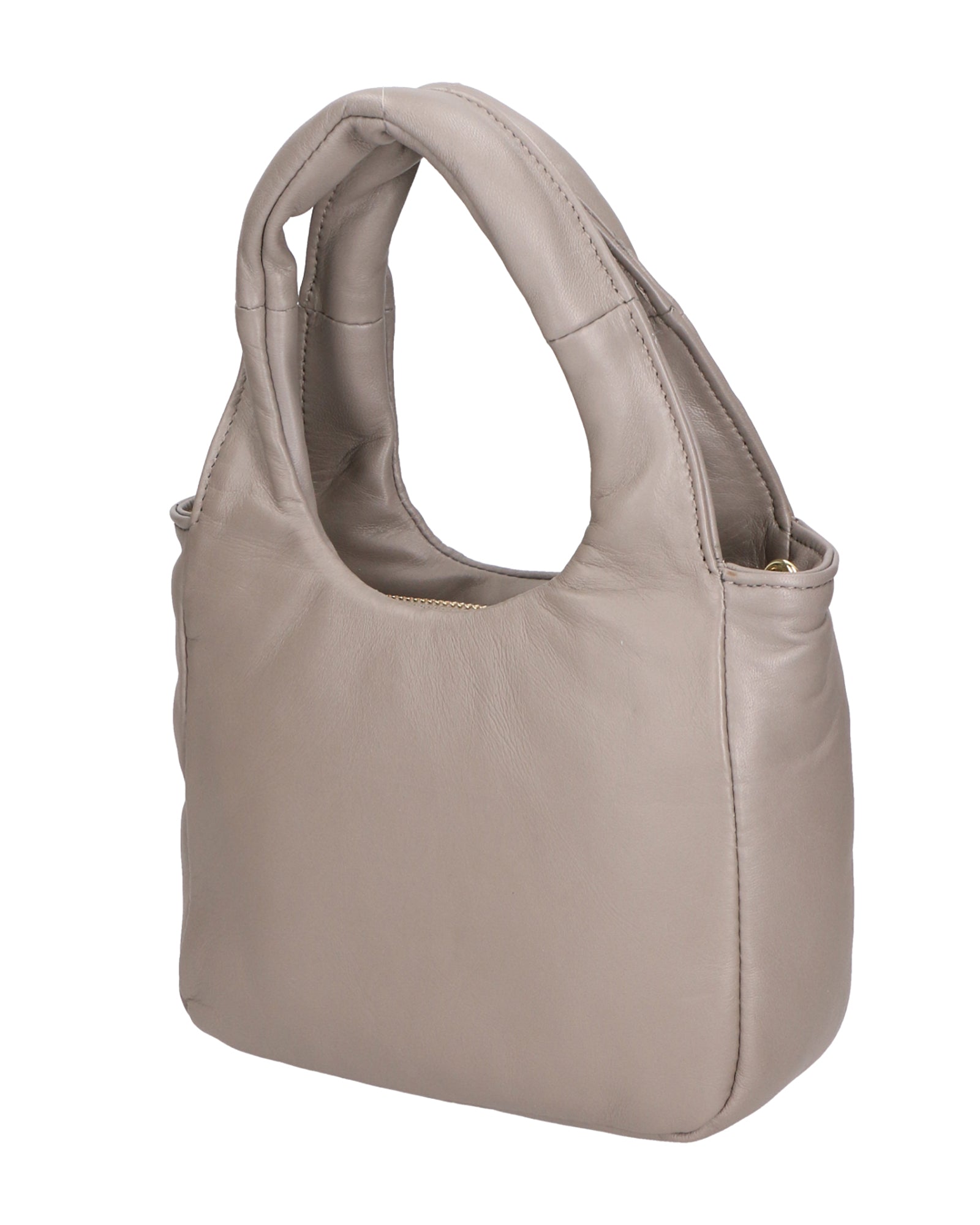Virna Borsa a mano da donna Vera Pelle 06501-S77 GRIGIO PERLA Gave Lux