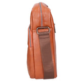 Borsa a tracolla uomo Pelle PU vegana PCL3102-BROWN Northampton Polo Club
