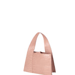 Borsa a mano da donna Vera pelle effetto cocco 07220-C68 ROSA Roberta Rossi