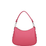Borsa a spalla da donna 100% pelle ruga 07241-L317 FUXIA Roberta Rossi