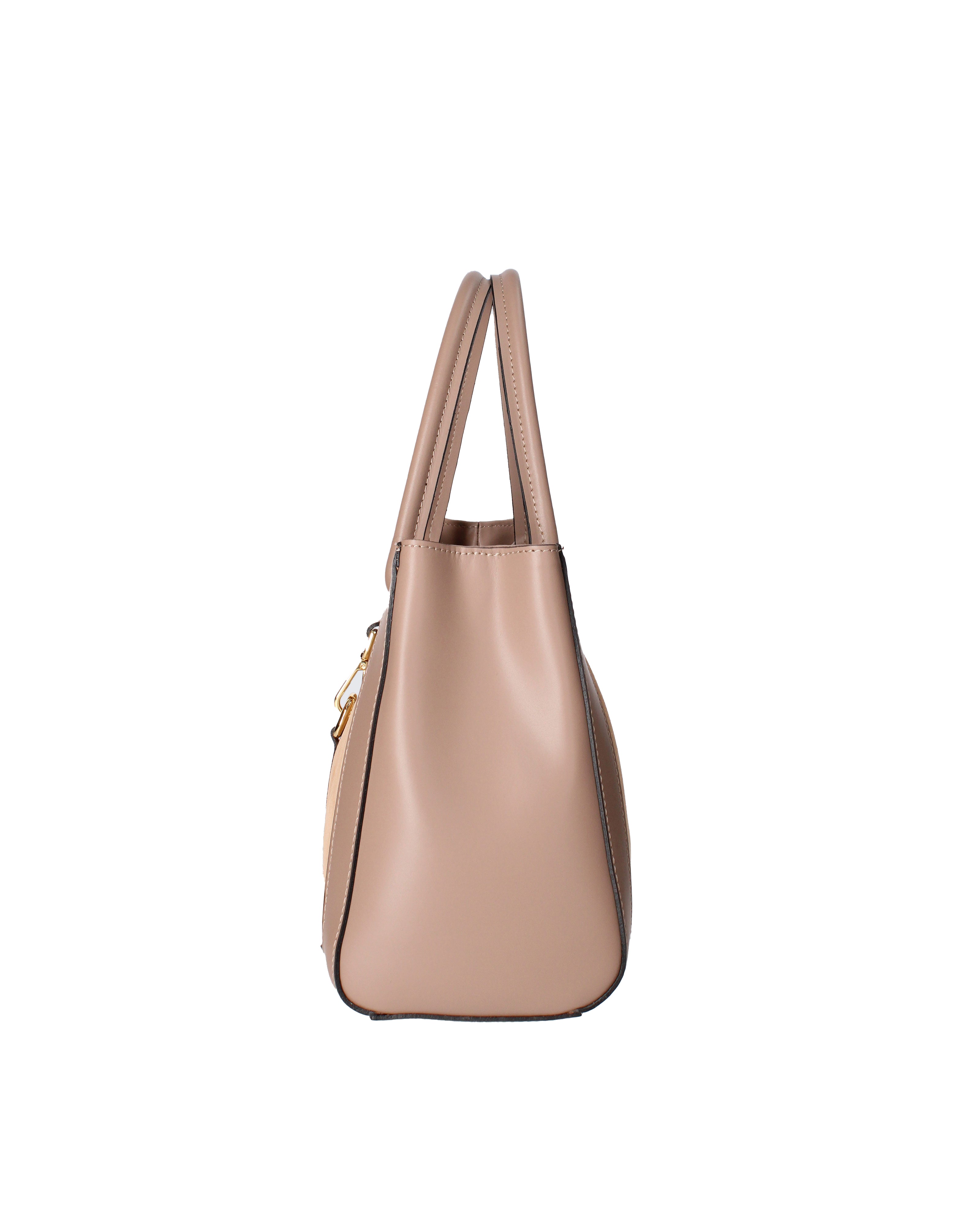 Jordana Borsa a mano da donna Vera pelle e suede 07150-L110 TAUPE Viola Castellani