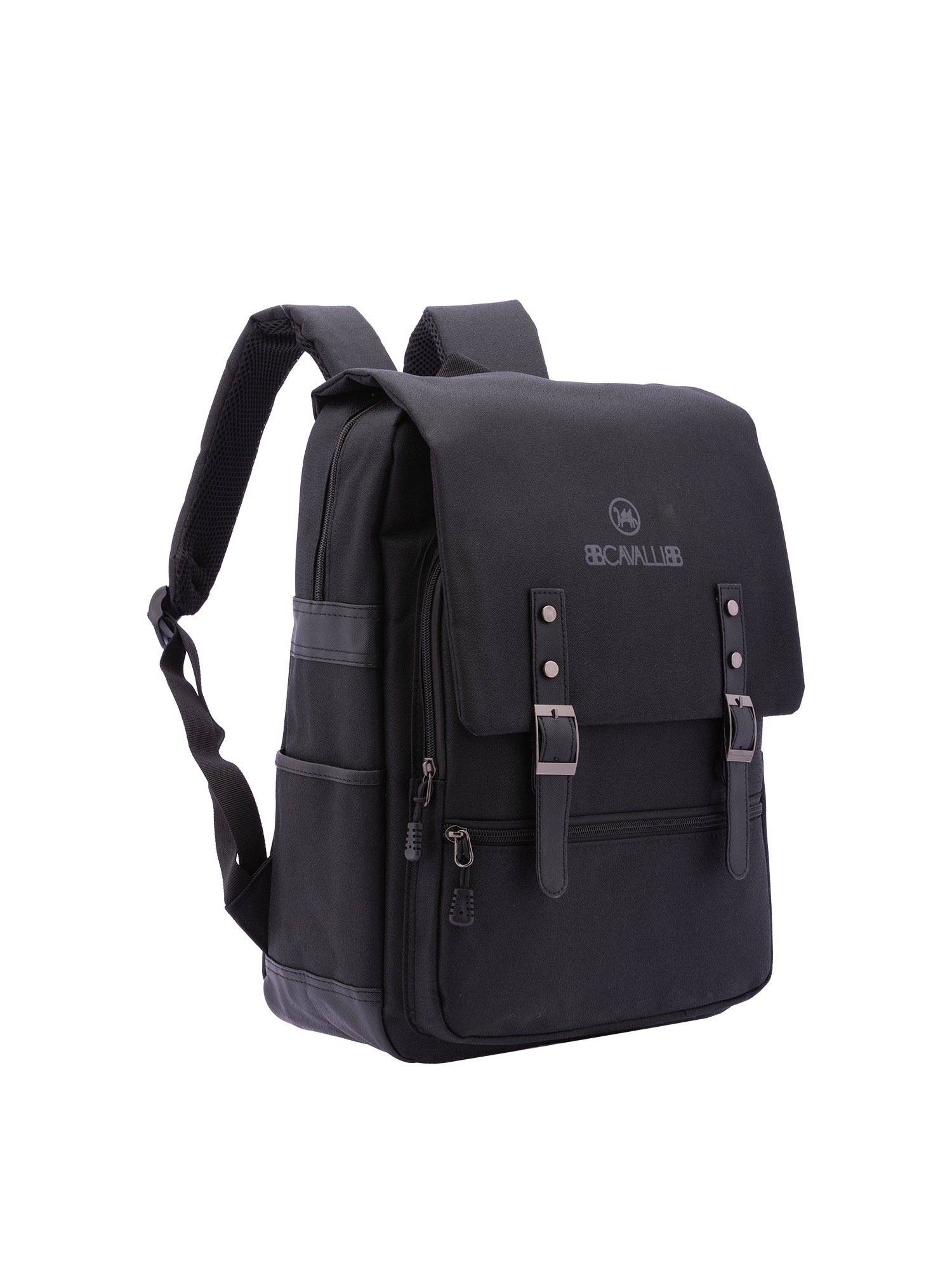 Zaino da uomo in poliestere Casual BC1290-NERO B Cavalli