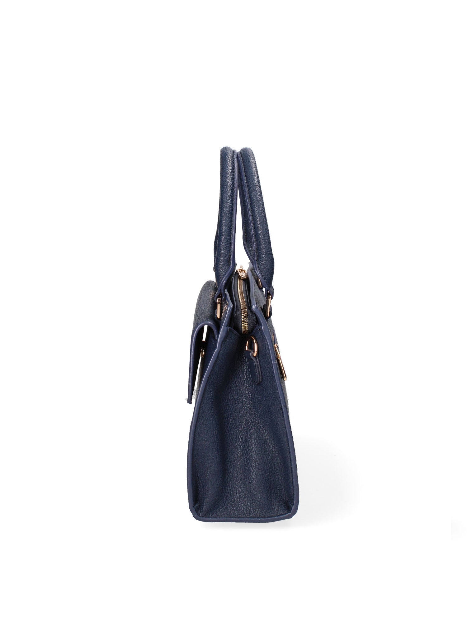 Borsa a mano da donna Ecopelle e Zip 614-2-NAVY BLUE Diana&co