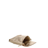 Borsa a mano da donna Vera pelle 07163-L003 ORO Viola Castellani