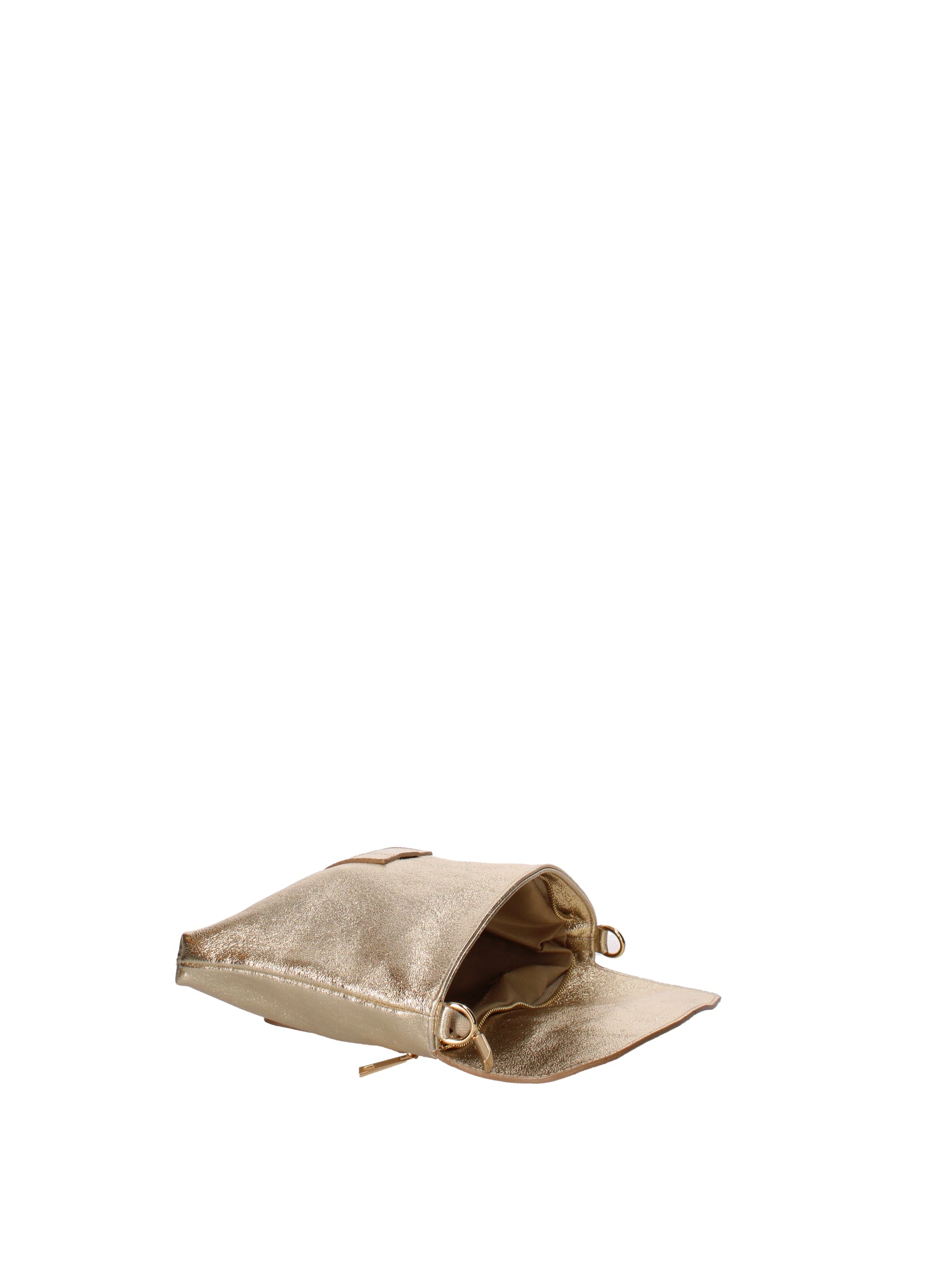 Borsa a mano da donna Vera pelle 07163-L003 ORO Viola Castellani