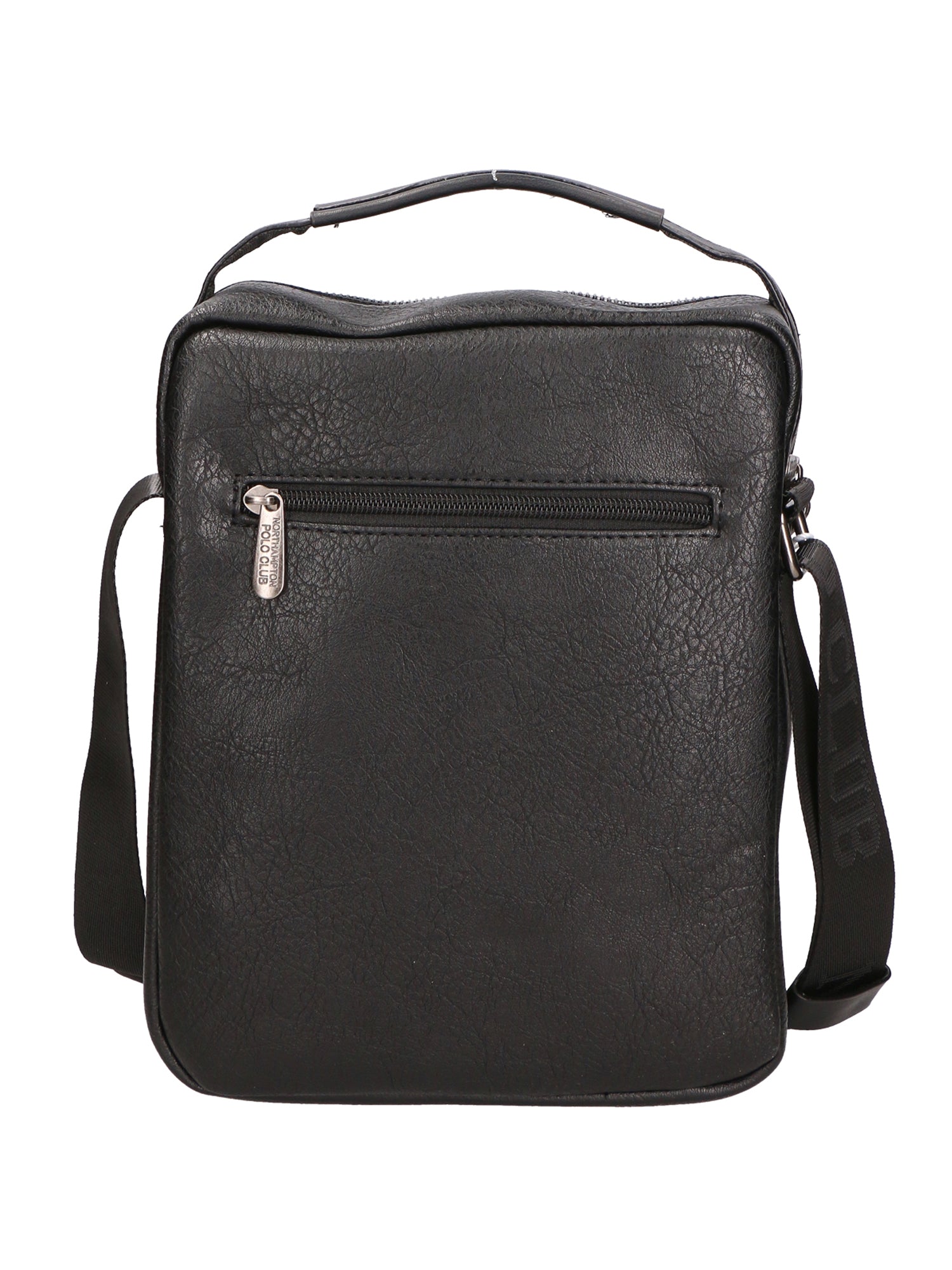 Borsa a tracolla uomo in pelle PU Casual PCL3002-BLACK Northampton Polo Club