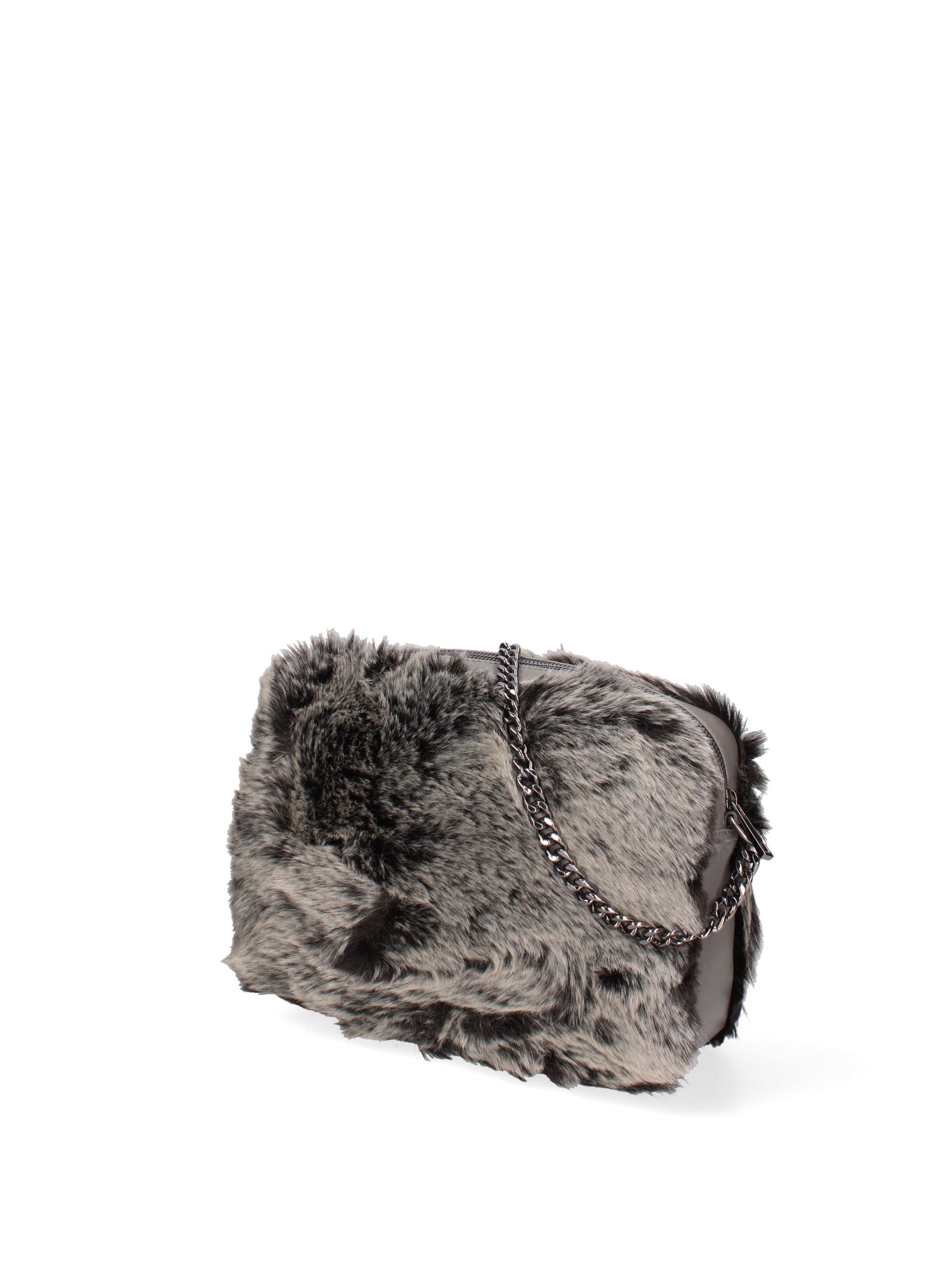 Ambre Borsa a spalla donna Vera pelle 8489-GRIGIO Gave Lux