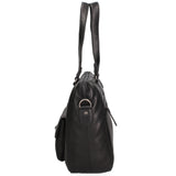Borsa a spalla uomo in vera pelle Casual HILB-3340-NERO Hill Burry