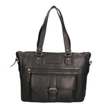 Borsa a spalla uomo in vera pelle Casual HILB-3340-NERO Hill Burry