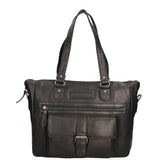 Borsa a spalla uomo in vera pelle Casual HILB-3340-NERO Hill Burry