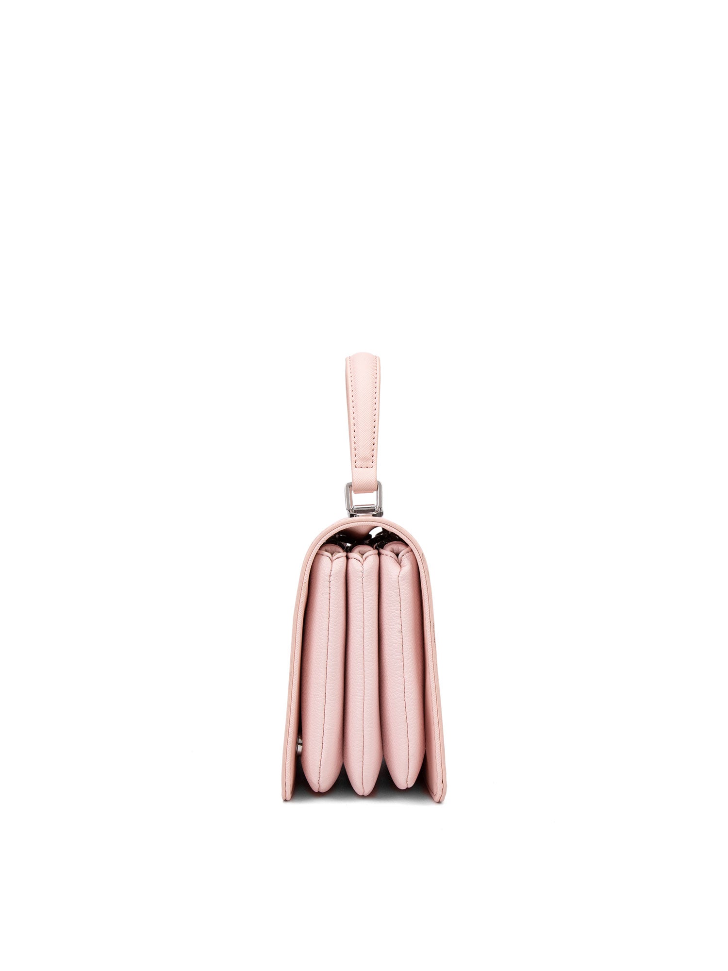 Borsa a mano da donna 100% pelle vegana PU 722-3PT-BLUSH PINK Diana&co