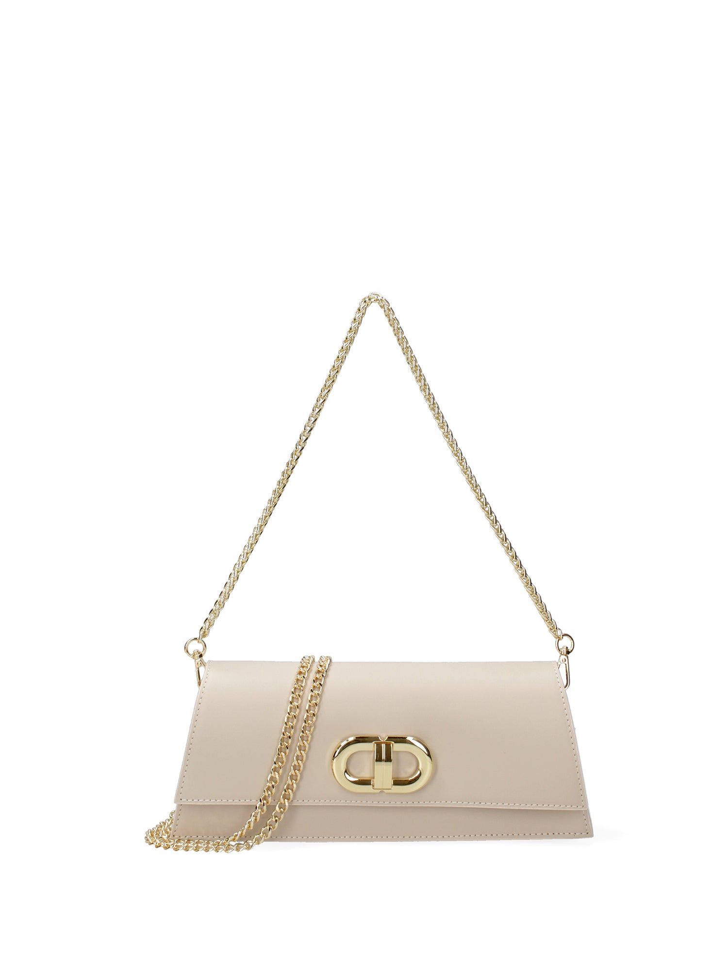 Borsa a spalla da donna Vera pelle 07313-L116 BEIGE Roberta Rossi