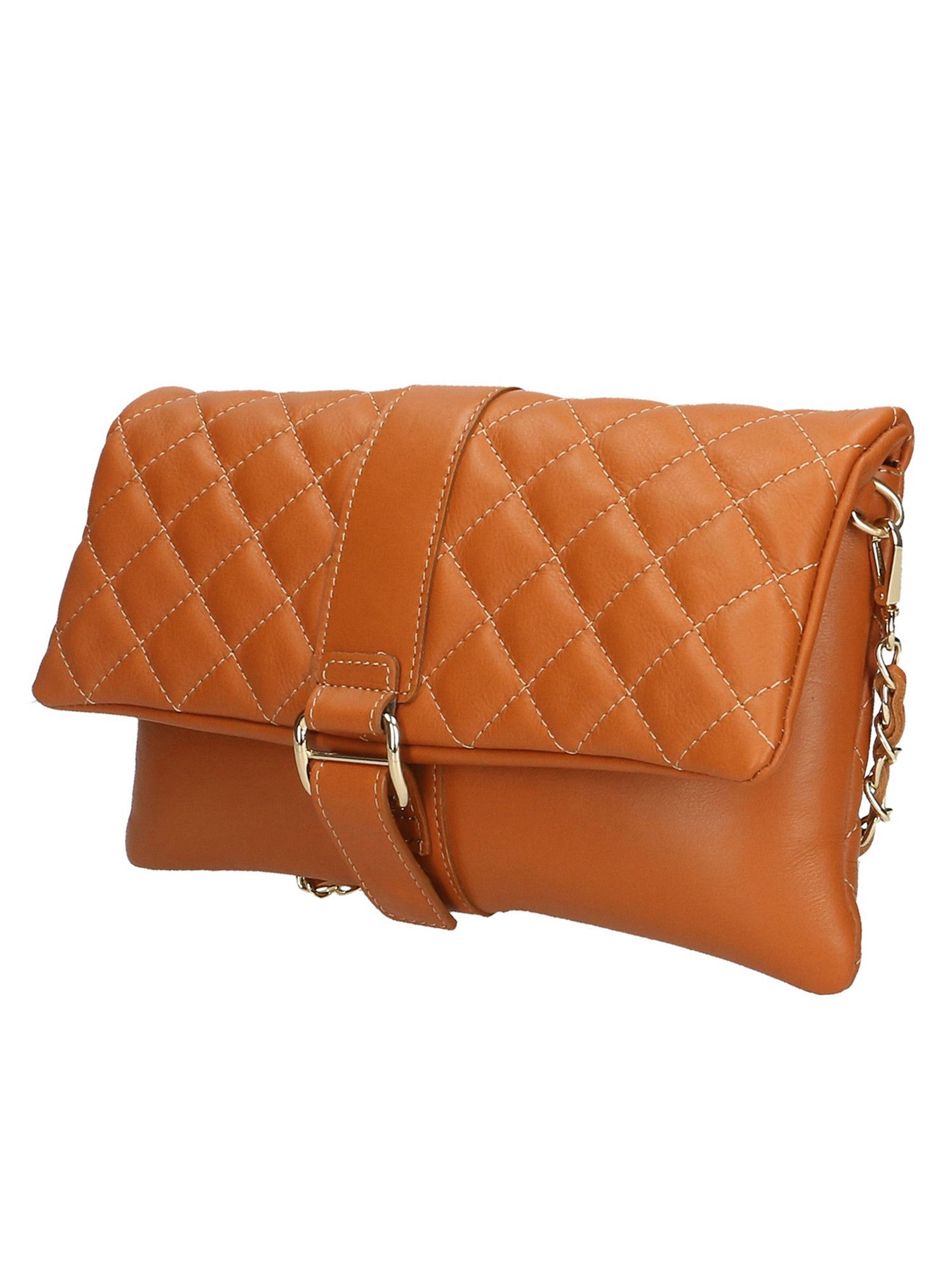 Eolian Borsa a mano da donna Vera pelle 1611-CUOIO COGNAC Gave Lux