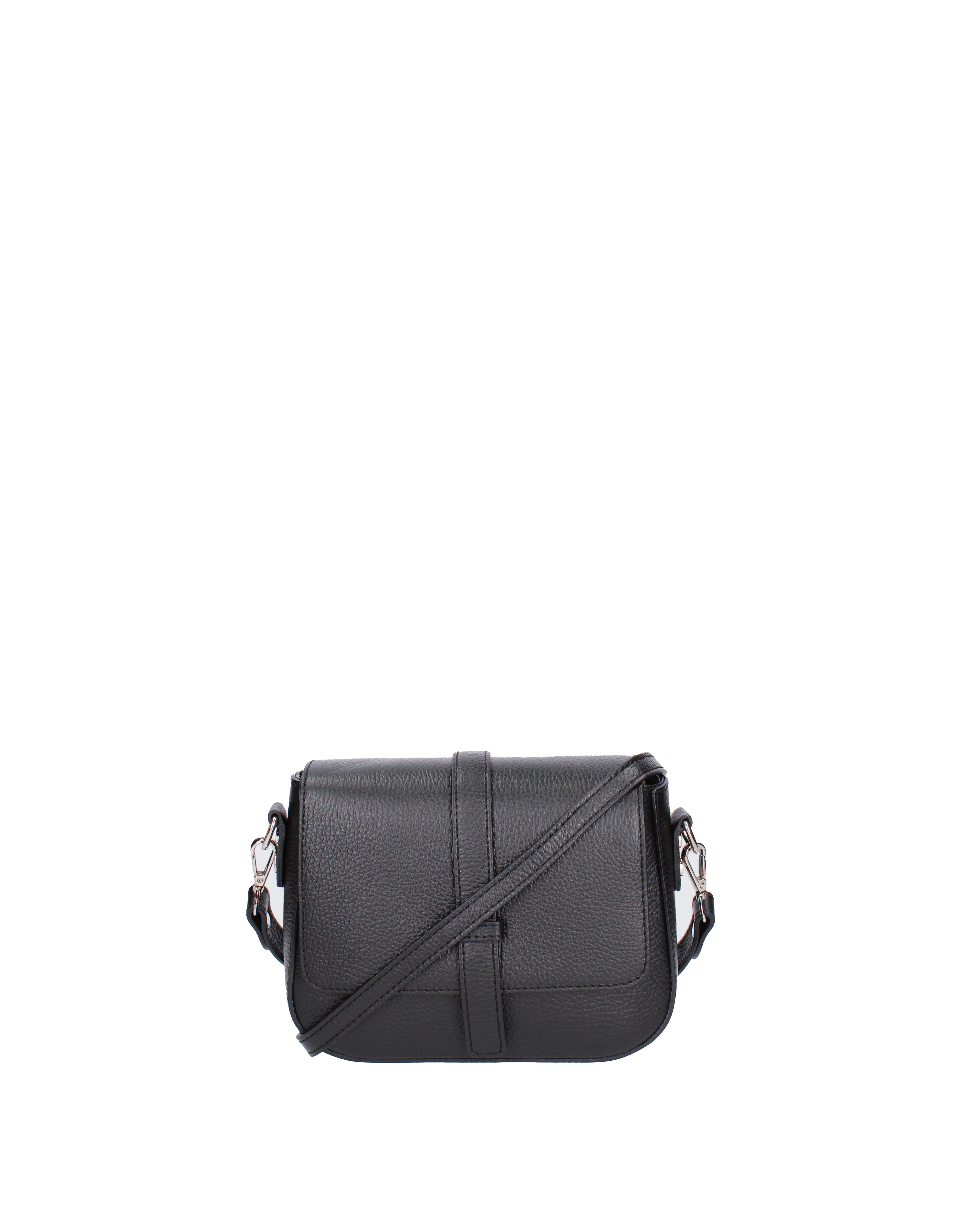 Borsa a tracolla da donna Vera pelle 07203-D28 NERO Roberta Rossi