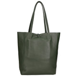Valentina Borsa a mano da donna 100% pelle 06733-D14 VERDE SCURO Gave Lux