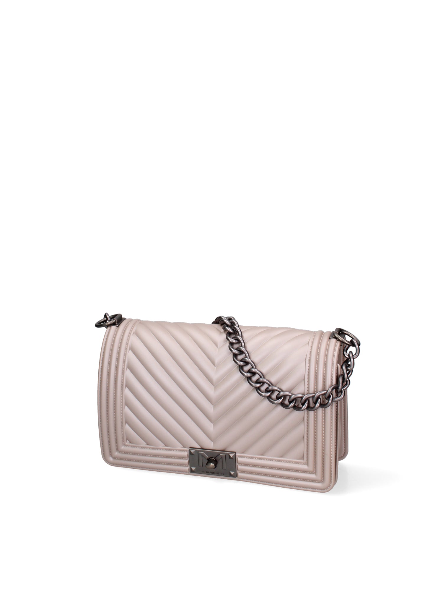 Borsa a mano da donna 100% Pvc FLAT-M 24-STONE - SATIN CDF Marc Ellis