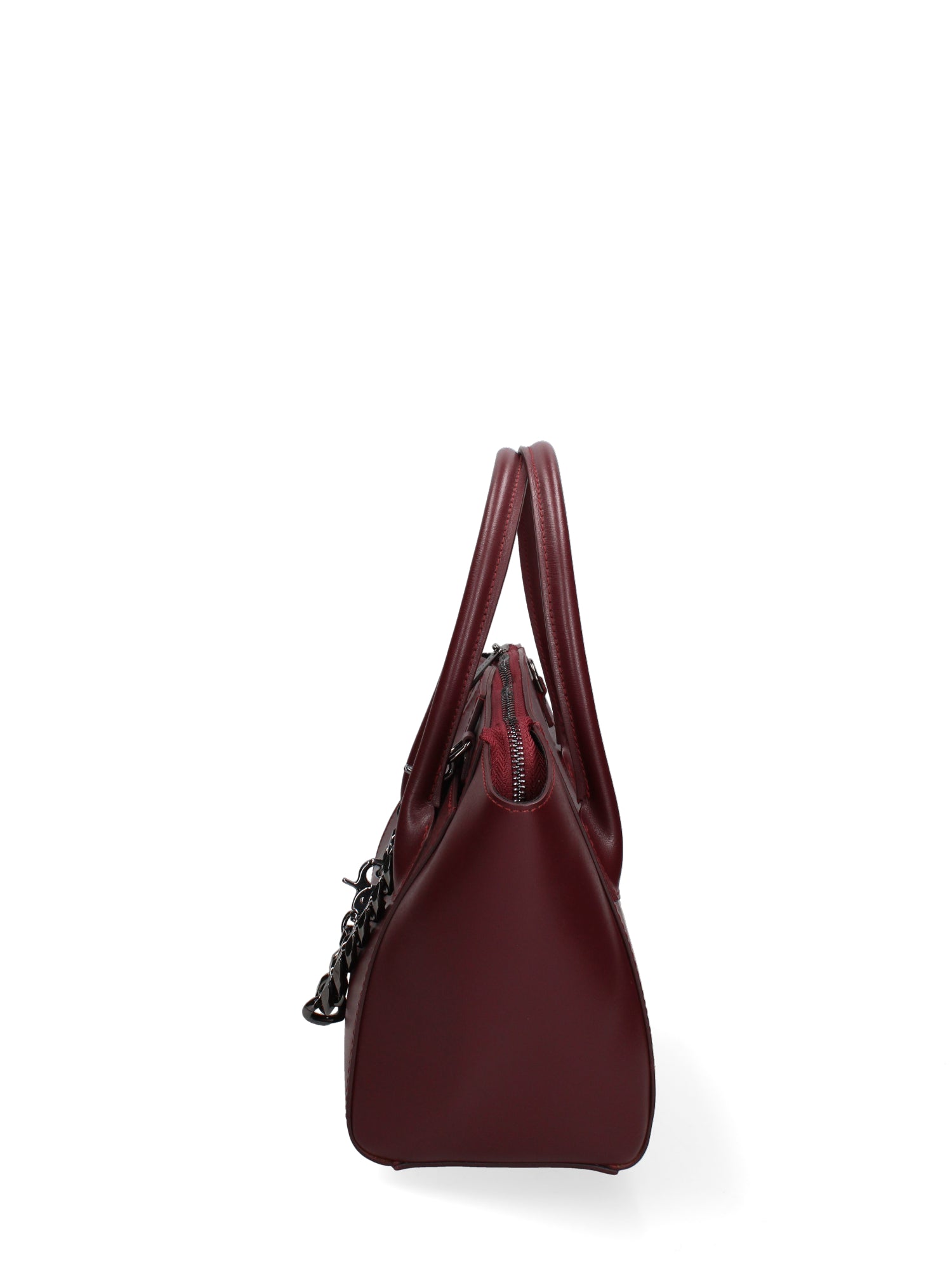 Borsa a mano da donna 100% vera pelle JR-W-1102MBX-BURGUNDY-CDF John Richmond