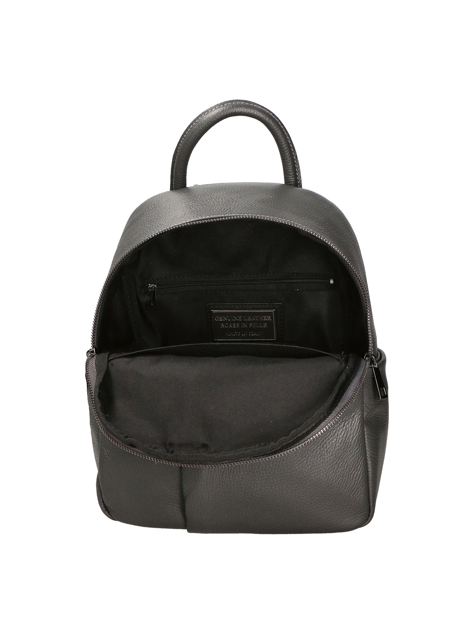 Antonia Zaino da donna 100% pelle 05434-D27 GRIGIO SCURO DARK GREY Gave Lux
