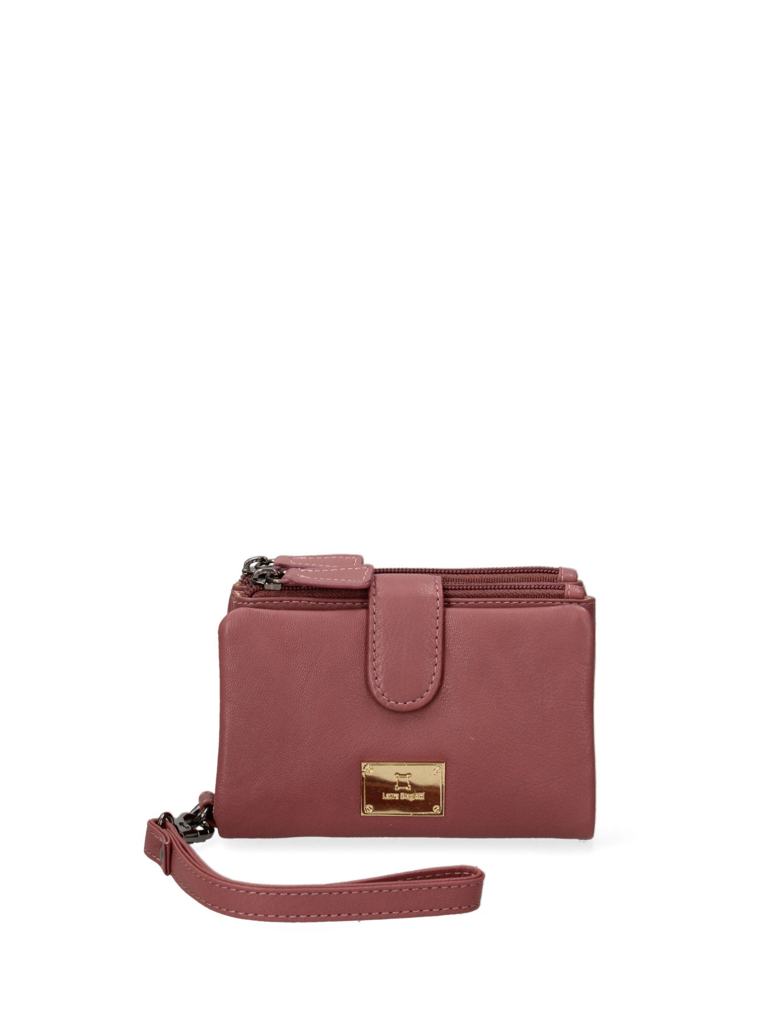 Portafoglio donna in vera pelle Casual LB7702-29-PINK Laura Biagiotti