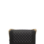 Borsa a mano donna 100% gomma FLAT PENKA M-BLACK-GOLD Marc Ellis