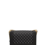 Borsa a mano donna 100% gomma FLAT PENKA M-BLACK-GOLD Marc Ellis