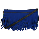 Oxsana Borsa a spalla da donna Neoprene 1311-BLU DARK BLUE Gave Lux
