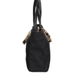 Borsa a spalla da donna 100% cotone BUBY-POULE-BLACK Marc Ellis