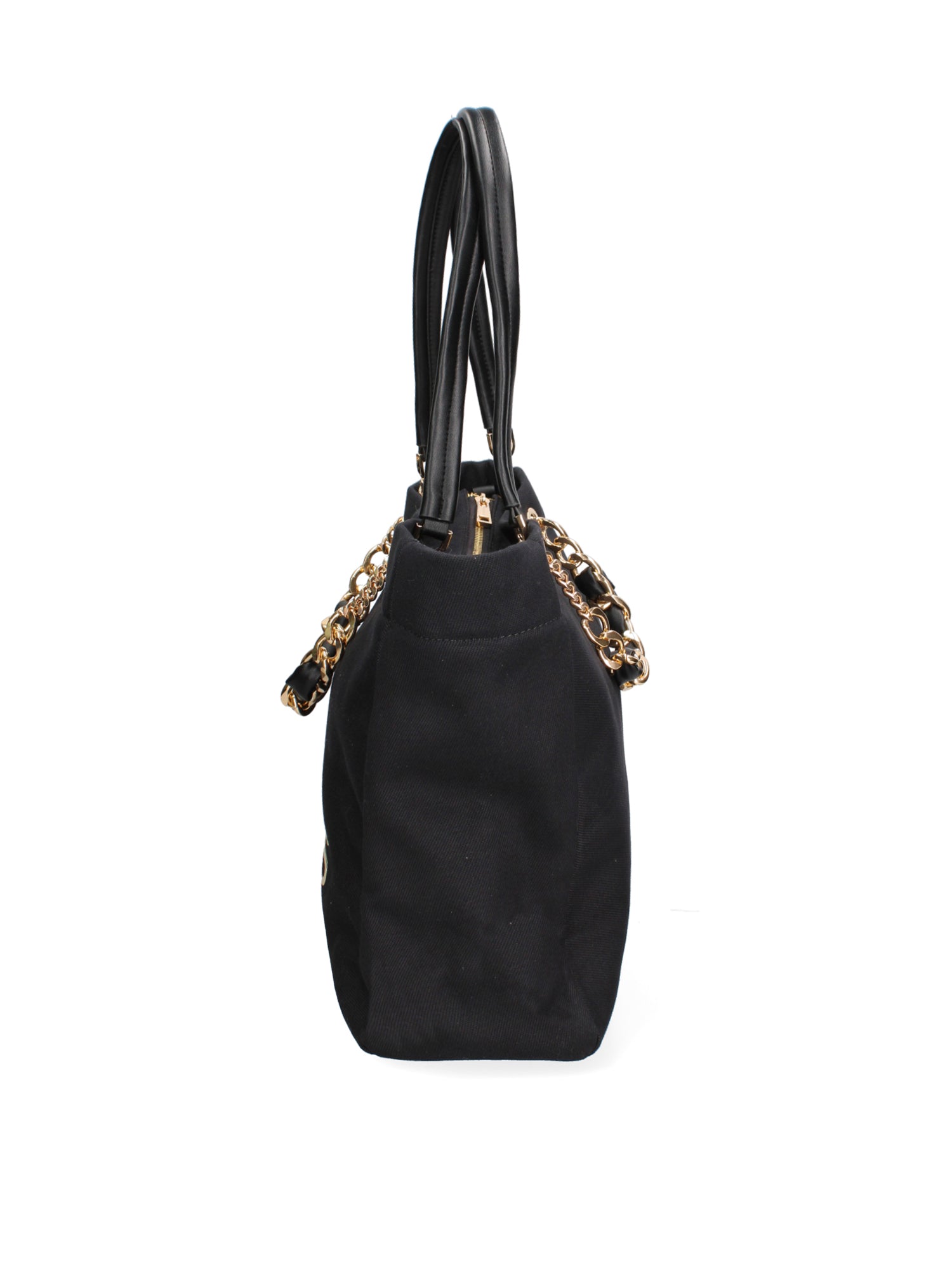 Borsa a spalla da donna 100% cotone BUBY-POULE-BLACK Marc Ellis