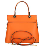 Borsa a mano da donna 100% vera pelle 7708-L811 ARANCIONE Gave Lux