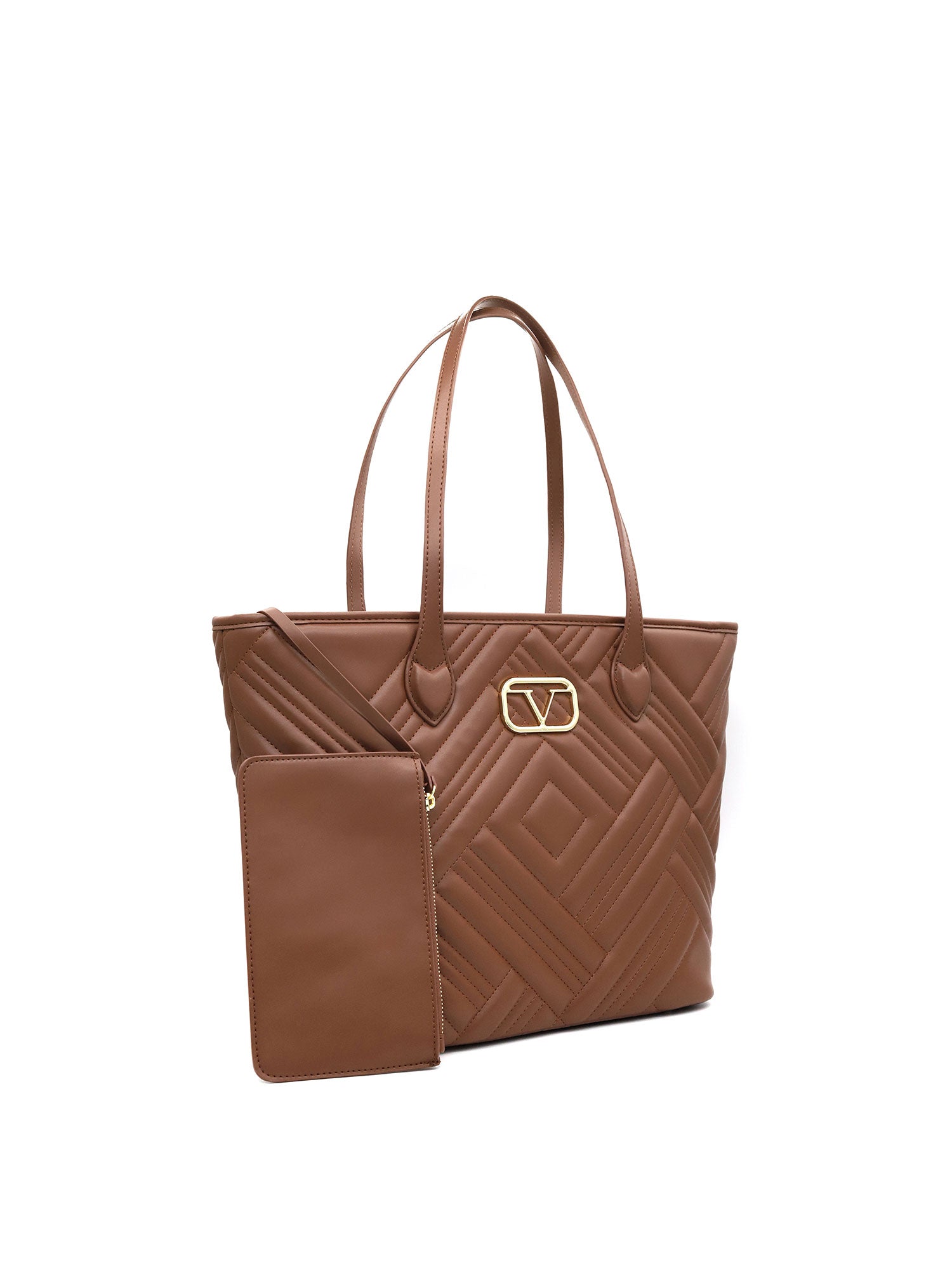 Santorini Borsa Shopper da donna Ecopelle VT-203-MARRONE 19V69 Italia