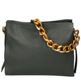 Annalou Borsa a spalla da donna Vera pelle 05417-D14 VERDE SCURO Gave Lux
