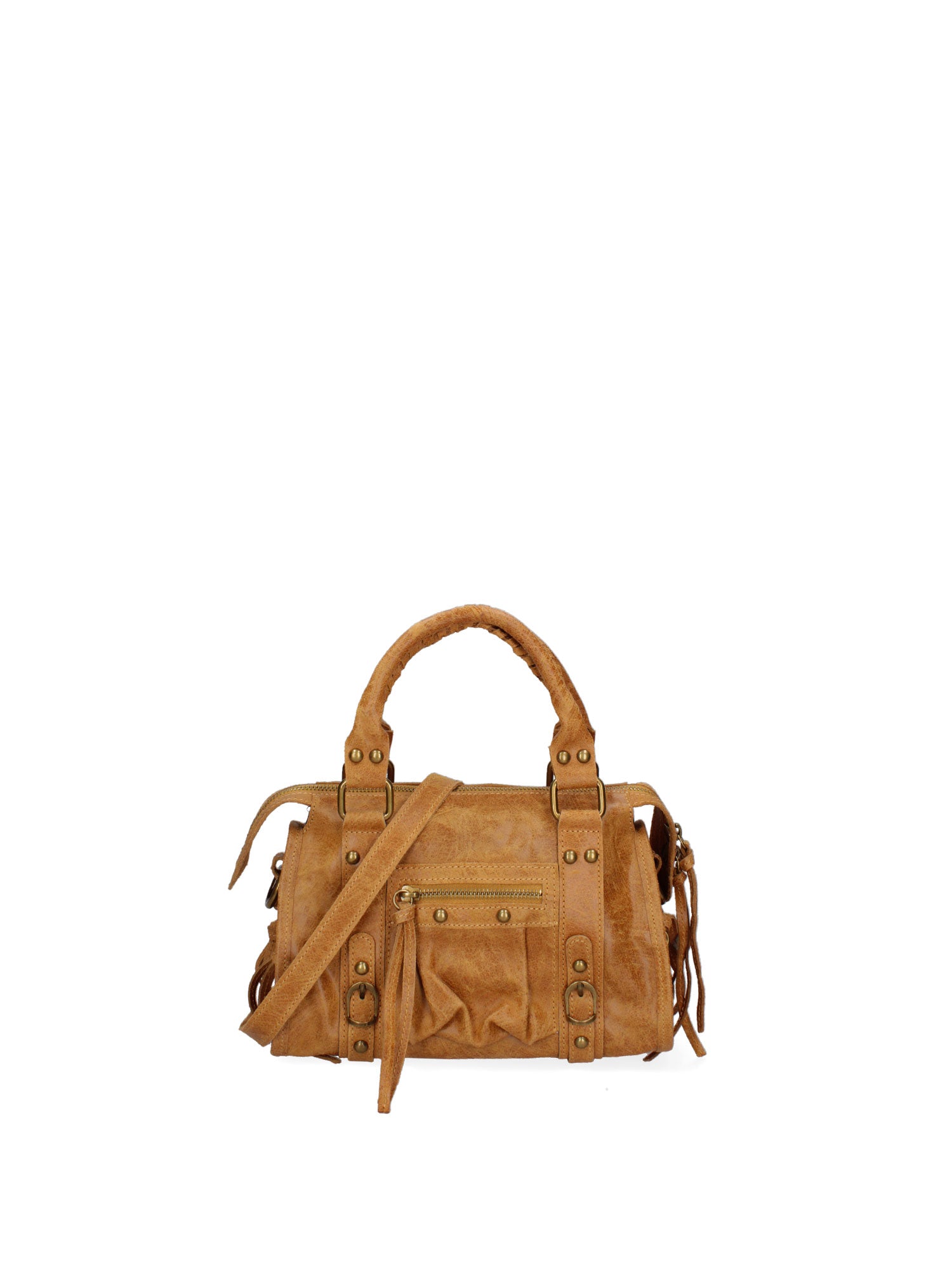 Erisia Borsa a spalla da donna Vera pelle 06091-005 CUOIO CHIARO Gave Lux