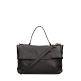 Borsa a spalla da donna Vera pelle 07159-D28 NERO Viola Castellani