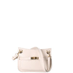 Katie Borsa a tracolla da donna 100% vera pelle 07145-D37 LATTE Viola Castellani