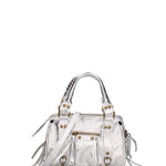 Solara Borsa a spalla da donna Vera pelle 06091 LM-L001 ARGENTO Gave Lux