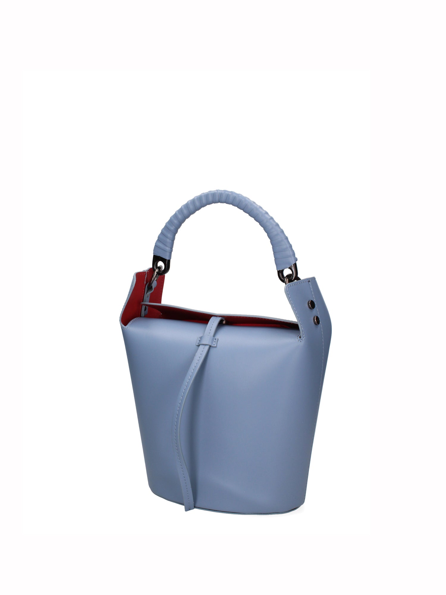 Seraphina Plus Borsa a secchiello da donna Vera pelle 6549-CIELO Gave Lux