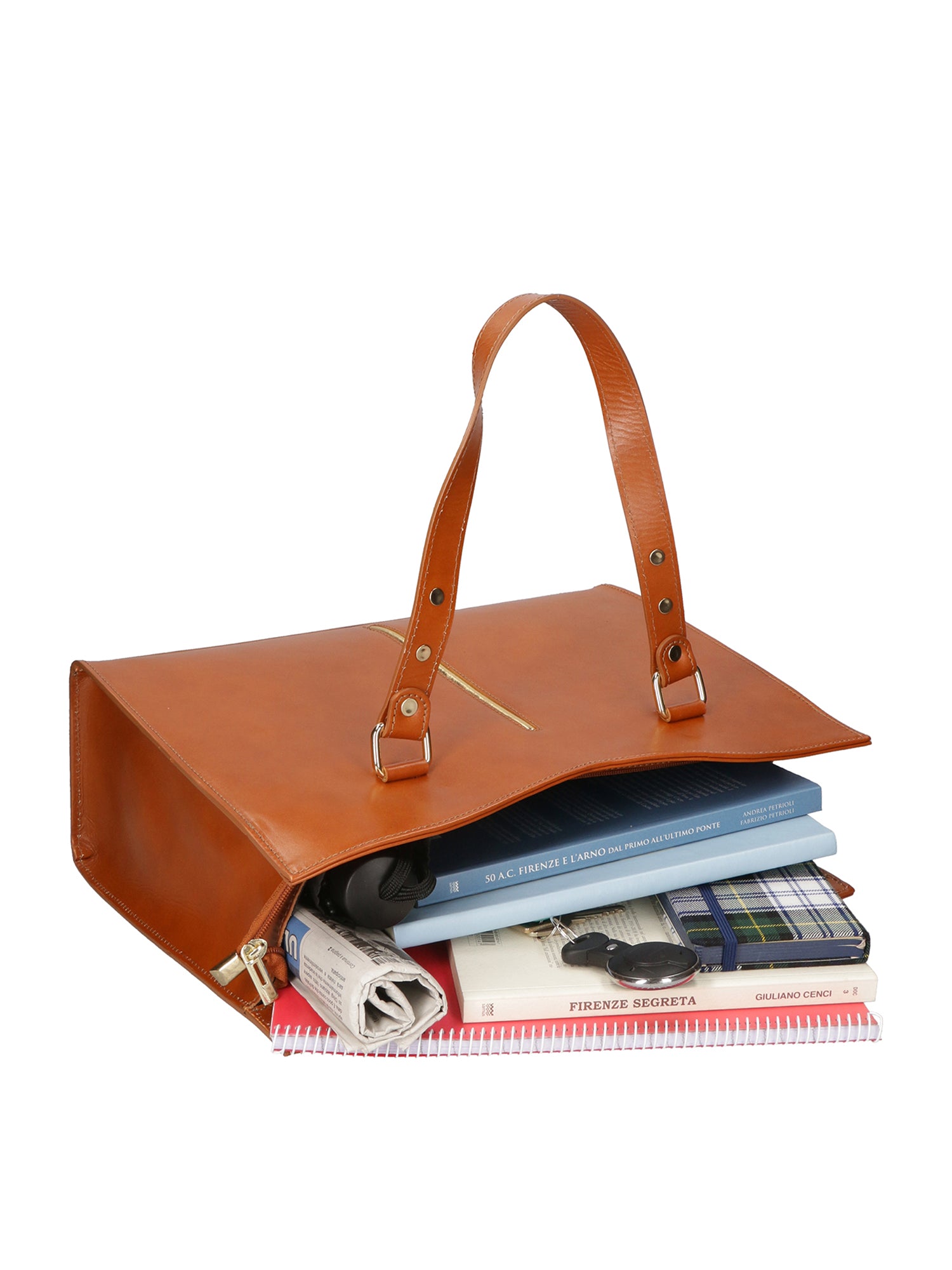 Francesca Borsa a mano da donna 100% pelle 9133-ROSSO RED Gave Lux