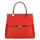 Borsa a mano da donna 100% vera pelle 7708-L214 ROSSO Gave Lux