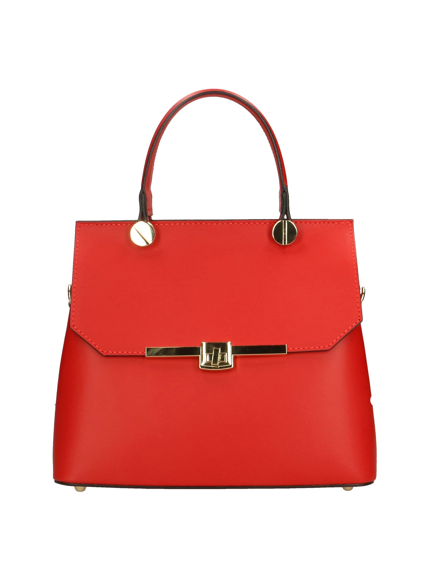 Borsa a mano da donna 100% vera pelle 7708-L214 ROSSO Gave Lux