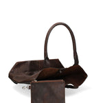 Brunella Borsa a mano da donna 100% pelle 524807-D23 T.MORO Gave Lux