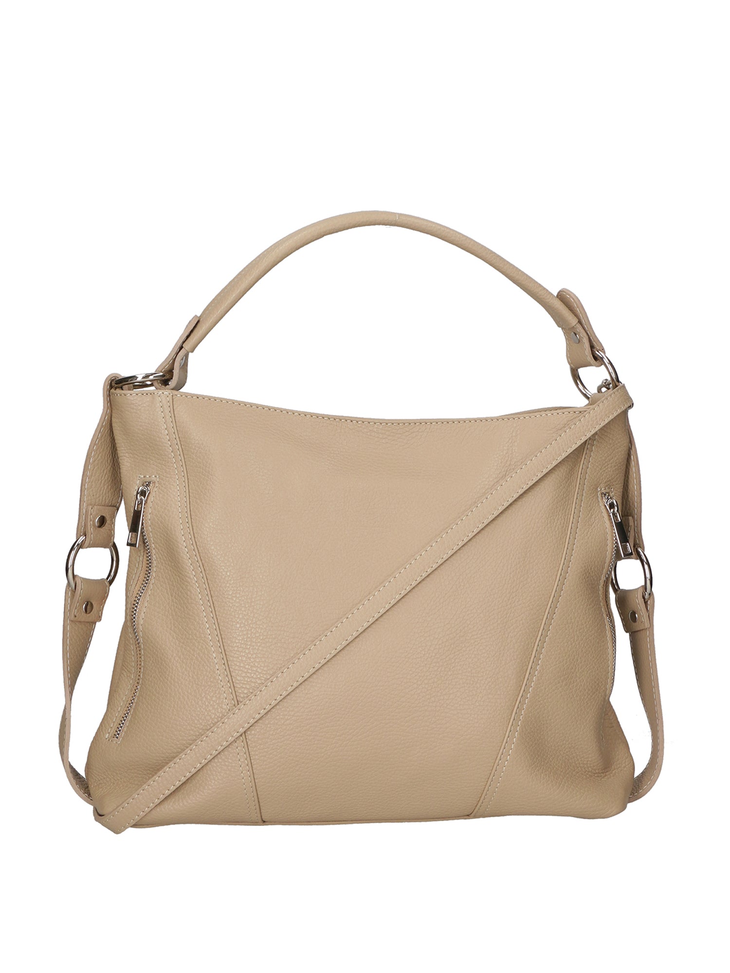 Emily Borsa a spalla da donna Vera pelle 80064-D11 TAUPE SCURO DARK TAUPE Gave Lux