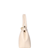 Borsa a mano da donna Vera Pelle 07146-D37 LATTE Viola Castellani