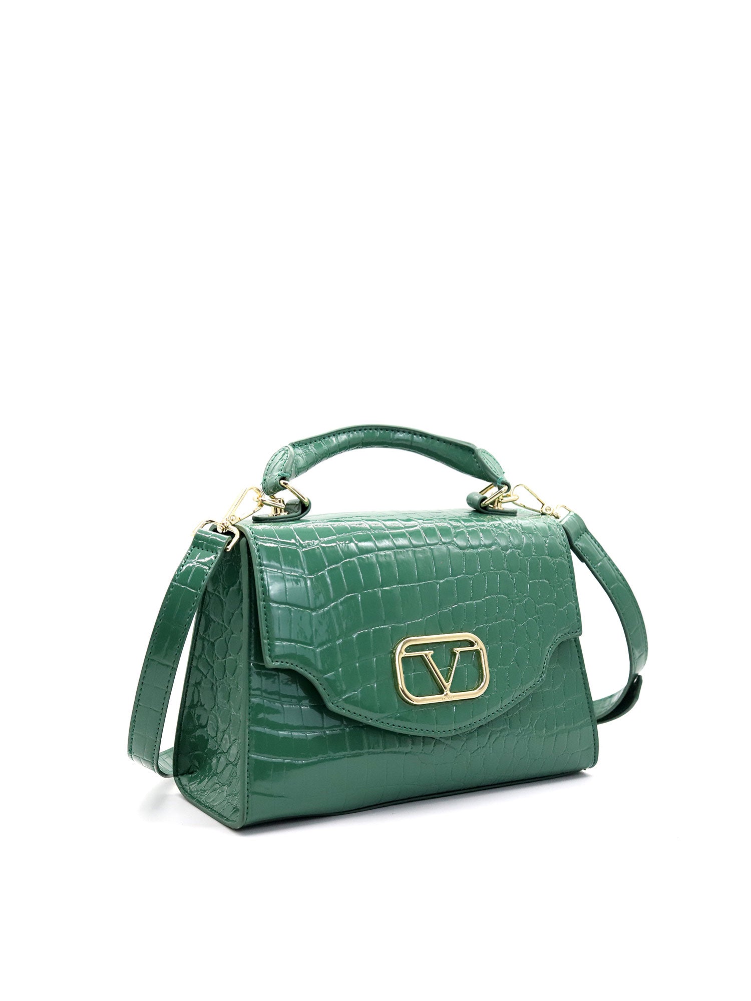 Cannes Borsa a mano da donna Ecopelle VC-208-VERDE 19V69 Italia