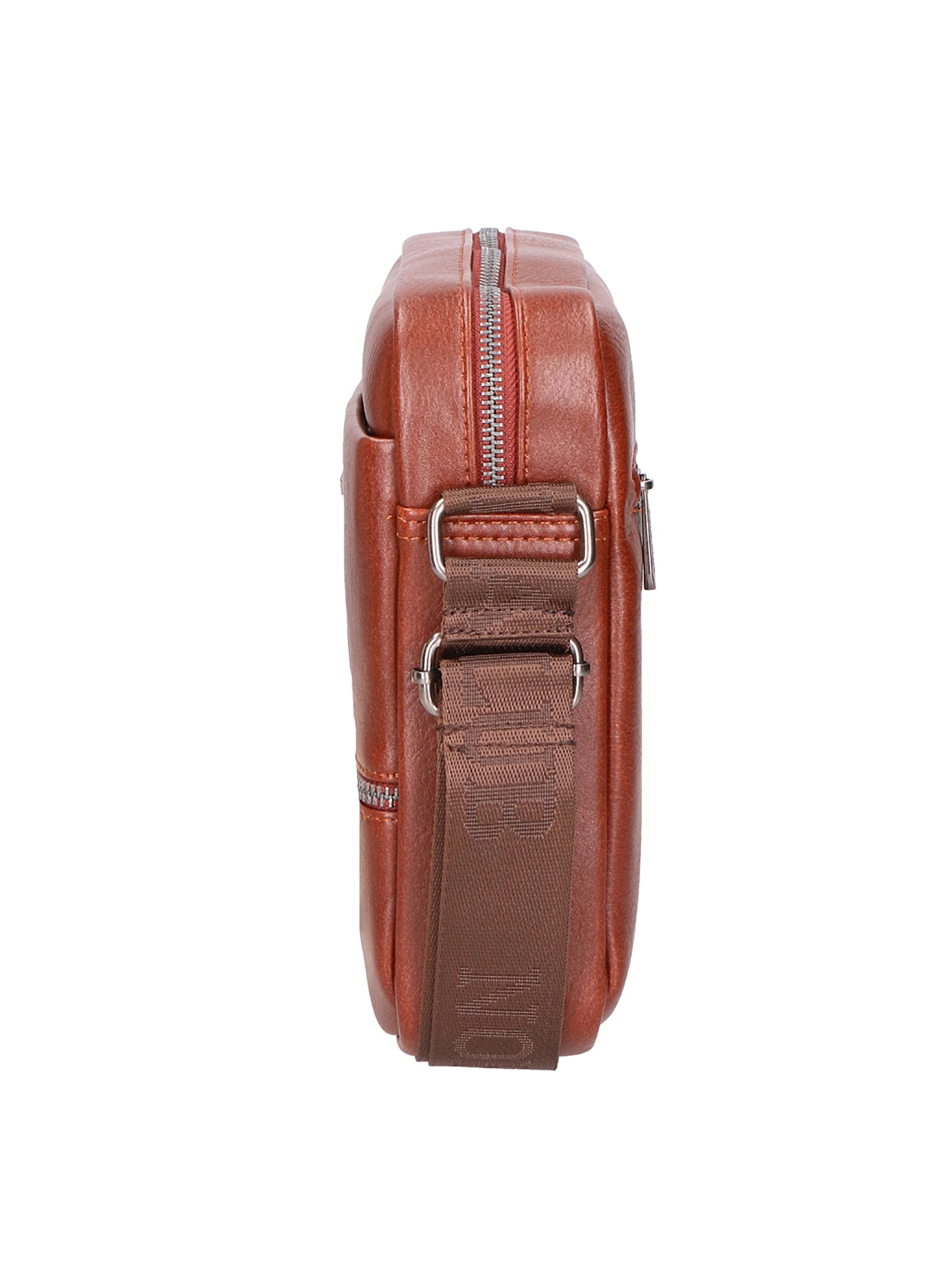 Borsa a tracolla uomo 100% pelle PU PCL3084-BROWN Northampton Polo Club