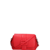 Borsa a tracolla da donna Vera pelle 07143-D58 ROSSO FUOCO Roberta Rossi