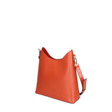 Carmine Borsa a spalla da donna Vera pelle 05442-LU35 MATTONE DARK ORANGE Gave Lux