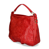 Lumelia Borsa a mano da donna Vera pelle 80013-023 ROSSO Gave Lux