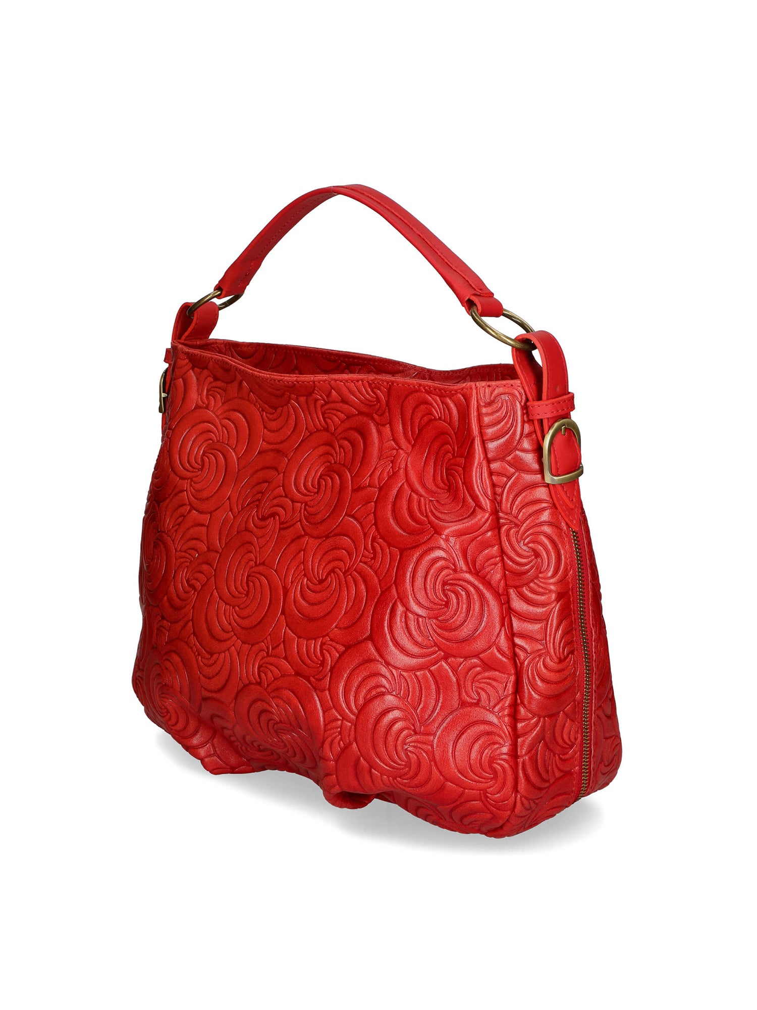 Lumelia Borsa a mano da donna Vera pelle 80013-023 ROSSO Gave Lux
